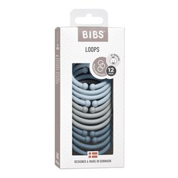 BIBS Loops 12 PACK (Baby Blue / Cloud / Petrol) - фото 20756