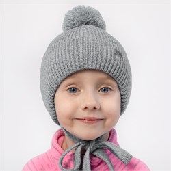 Шапка БОН-БОН (Серый меланж) 14w23-033-1
