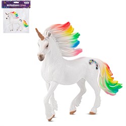 ТМ "КОМПАНИЯ ДРУЗЕЙ", серия "Животные планеты Земля", игрушка "Радужный единорог",белый, в/п  20,5*1 JB0208824