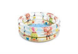 Бассейн надувной Intex "Зверюшки", 61х22 см, 1-3 лет 57106NP - фото 39110