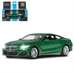 ТМ "Автопанорама" Машинка металл. 1:35 BMW M850i Coupé, зеленый, в/к 18*9*13,5 см JB1251583 - фото 44757