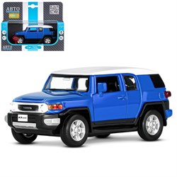 ТМ "Автопанорама" Машинка металлическая 1:32 Toyota FJ Cruiser, синий,  в/к 17,5*13,5*9 см JB1251138-1 - фото 45413