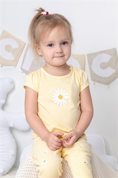 КР 302061/бледно-желтый к391 фуфайка для девочки ясельного возраста - фото 46193