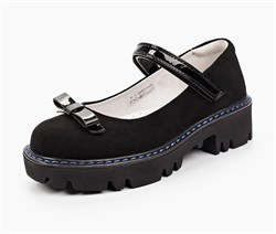 533059-21 Туфли для девочки (черные) - фото 48334