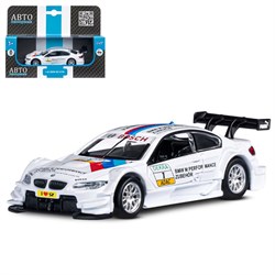 ТМ "Автопанорама" Машинка металлическая 1:42 BMW M3 DTM, белый, откр. двери, инерция JB1200141 - фото 55994