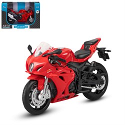 ТМ "Автопанорама" Мотоцикл металл. 1:12 SUZUKI GSR-R1000, красный, в/к 7,1 х 11,7 х 20,6 см JB1251604 - фото 56059