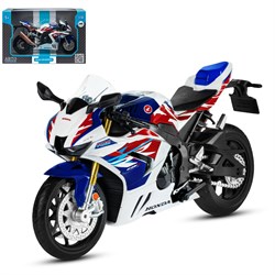 ТМ "Автопанорама" Мотоцикл металл. 1:12 Honda CBR1000RR-R Fireblade SP, белый,в/к 7,1 х 11,7 х 20,6  JB1251643 - фото 73587