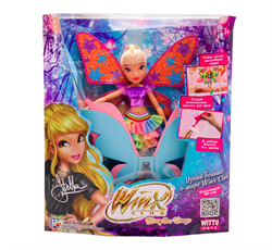 Шарнирная кукла Winx Club "Bling the Wings" Стелла с крыльями и глиттером, 24 см, IW01312203 IW01312203 - фото 74349