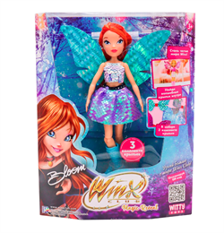 Шарнирная кукла  Winx Club "Magic reveal" Блум с крыльями 3 шт., 24 см, IW01302201 IW01302201 - фото 74376