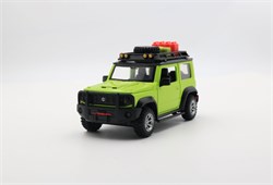 Машинка металлическая 1:32 Suzuki Jimny 2018, зеленый, тюнинг, откр. двери, инерция, в/к 23,5*10*4 с JB1251656 - фото 74669