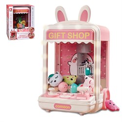 Игровой автомат "Хватайка", розовый цвет, со свет.звук.эффект.,в/к 22,5*19*30 см JB8400021 - фото 74696