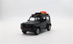 Машинка металлическая 1:32 Suzuki Jimny 2018, черный, тюнинг, откр. двери, инерция, в/к 23,5*10*4 см JB1251657 - фото 74701
