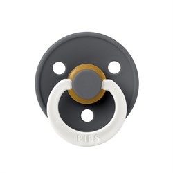 Пустышка латексная ночная BIBS Colour Glow - Iron, 18+ мес. 300274 - фото 80388