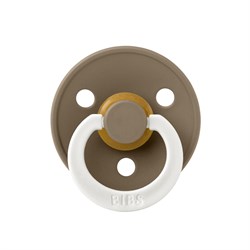 Пустышка латексная ночная BIBS Colour Glow - Dark Oak, 18+ мес. 300255 - фото 80393