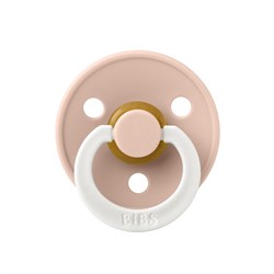 Пустышка латексная ночная BIBS Colour Glow Symmetrical - Blush, 0+ мес. 121256 - фото 80558