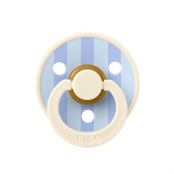 Пустышка латексная BIBS Studio Colour - Block - Ivory Dusty Blue, 0+ мес. 10022304 - фото 80577