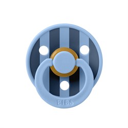 Пустышка латексная BIBS Studio Colour - Block - Sky Blue, 0+ мес. 10016230 - фото 80631