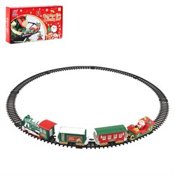 Железная дорога на бат. 31 дет. свет, звук в/к 44,0*7,8*28,0 см JB0405261 - фото 81769