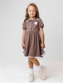 КР 5932/капучино 1312 Н087 к662 платье для дев  КР 5932/капучино
