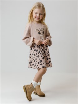 КР 5953/бежевый 1305 к615 платье для дев  КР 5953/бежевый