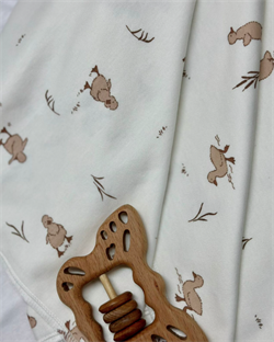 Пеленка интерлок Утята Экрю Размер 85*130 Артикул 9128108513 9128108513