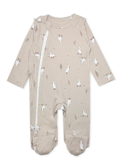 Комбинезон швы наружу на молнии Утята РУБЧИК Светлый кофе Арт.11290956 11290956