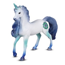 ТМ "DARWIN, Коллекционная фигурка  "Единорог с синей гривой", в/п 12,5*3,7*12,4 см JB0212901