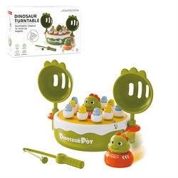 Игровой набор-рыбалка "Динозаврик" на бат., с удочкой и сачком, в/к 27х7х18 см JB0214166