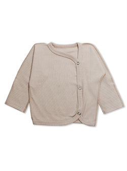 Распашонка на кнопках Рубчик Светлый кофе Артикул 44210956 44210956
