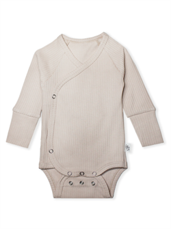 Боди растущий на кнопках Рубчик Светлый кофе  Артикул 40210968 40210968