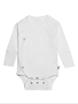 Боди растущий на кнопках с длинным рукавом Рубчик Сахар Артикул 40100956 40100956