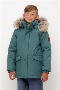 ВК 36096/5 УЗГ морская сосна пальто для мальчика ВК 36096/5 УЗГ