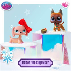 Игровой набор "Праздники" Рождественские Каникулы (2 фигурки: Немецкий дог и Такса) 01016_LPS