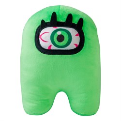 Among Us 3 серия Плюшевая игрушка ЗЕЛЕНАЯ 30 см, в коллекции 4 вида AU7306 B AU7306B