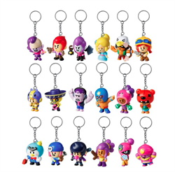 Брелоки Brawl Stars, 1 шт. во флоупаке, 18 в ассорт., BRW8004 BRW8004