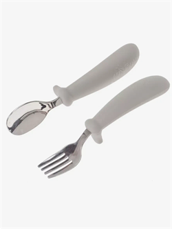 Силиконовая ложка и вилка + металл - Cloud  LV0001/223