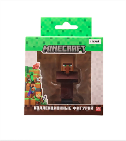 Коллекционный топпер Minecraft, Сельский житель, 1 шт. в коробке с окном, MC2012N MC2012N