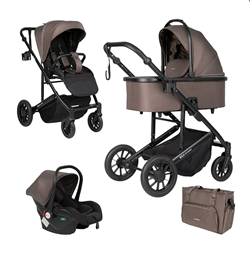 Коляска модульная 3в1 Sola Trio Comfort (Chocolate/шоколадный SOLA-9) SOLA-9