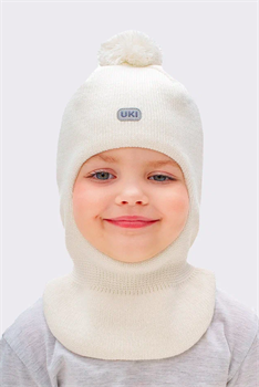 Шапка-шлем "Рони" (Молочный) 15spr25-061-7