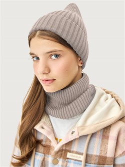 Комплект шапка и снуд 12м21426 какао 12м21426-1
