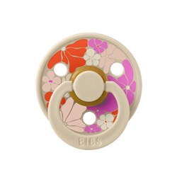Пустышка латексная BIBS Studio Colour - Flower Child - Vanilla, 6+ мес. 20014245