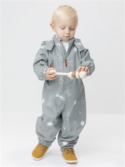 ВК 60088/н/23 Ал комбинезон д/дет яс горный шалфей, забавные смайлики ВК 60088/н/23 Ал