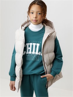 ВК 35022/3 ГР  жилет дет бежевый ВК 35022/3 ГР