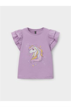 КР 302708-1/сиреневый 3612 к713 фуфайка (футболка) для дев КР 302708-1/сиреневый