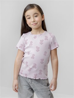 КР 302814/сиреневый 3820 Н197 к689 фуфайка (футболка) для дев КР 302814/сиреневый-1