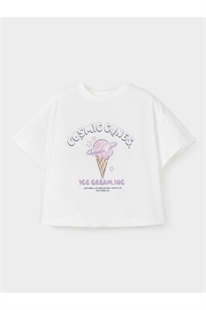 КР 302936/молочный к677 фуфайка (футболка) для дев КР 302936/молочный