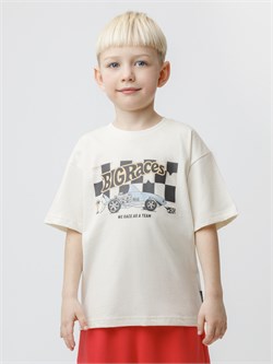 КР 303010/молочный 1001 к716 фуфайка (футболка) для мал КР 303010/молочный 1001