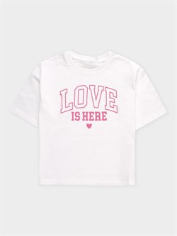 КР 303016-1/молочный к729 фуфайка (футболка) для дев КР 303016-1/молочный к729