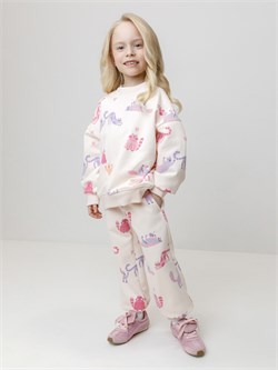 КР 400902/молочный 1107 Н216 к679 брюки для дев КР 400902/молочный 1107