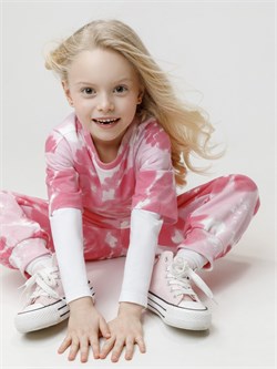 КР 302937-1/молочный Н213 к675 фуфайка (футболка) для дев КР 302937-1/молочный Н213